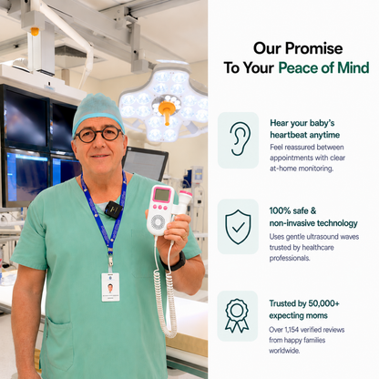 TinyPulse™ — Home Heartbeat Monitor for Pregnancy Peace of Mind