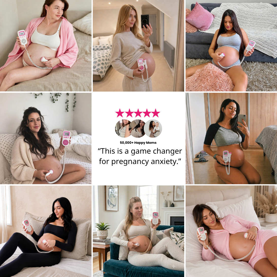 TinyPulse™ — Home Heartbeat Monitor for Pregnancy Peace of Mind